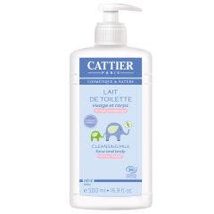 Leche Limpiadora Bio Rostro Y Cuerpo 500ml Bebe Cattier