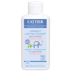 Linimento Leche Limpiadora Para El Cambio De Pañal 200ml Bebe Cattier