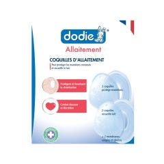 Conchas De Lactancia Caja Con 4 Unidades Dodie