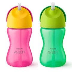Vaso con pajita a partir de 12 meses 300 ml Avent