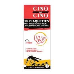 Pastillas Antimosquitos Para Difusor Doble Uso X30 Cinq Sur Cinq
