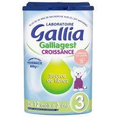 Galliagest Premium 3 Croissance Lait En Poudre 12 Mois-3 Ans 800 g Gallia