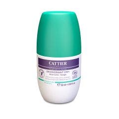 Desodorante 24h Roll-on Aloe Vera y Salvia Bio 50ml Cattier