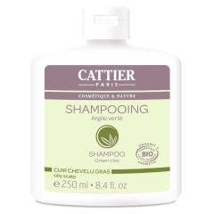Cuero Cabelludo Graso Arcilla Verde Bio 250 ml Cattier