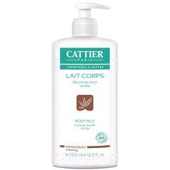 Leche Corporal Hidratante Suavizante Manteca De Coco Y Vainilla Bio 500ml Cattier