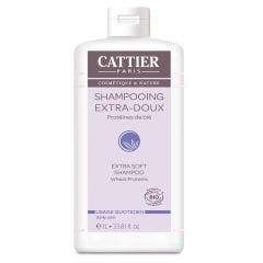 Champu Extra-suave Uso Cotidiano Proteinas De Trigo 1l Cattier