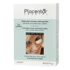 Pads Anti-cernes A La Camomille D'or 6 Sachets X 2 Placentor Végétal