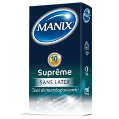 Preservativos sin látex x10 Suprême Manix