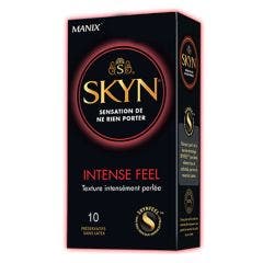 Preservativos textura intensamente perlada x10 Intense Feel Manix