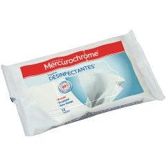 Toallitas desinfectantes estuche fresco x12 Mercurochrome