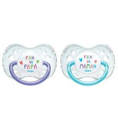 Chupetes Simetricos Silicona 18+ Meses X2 Dodie