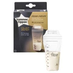 Closer To Nature Bolsas Esterilizadas Para Conservar Leche Materna X36 Tommee Tippee