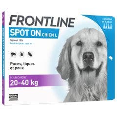 Spot-on Perro L 20- 4 Pipetas De 4 Pipettes de 2,68ml Frontline