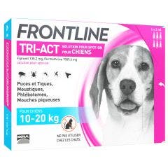 Tri-act Spot-on Perros 10- 6 Pipetas De 6 Pipettes de 1ml Frontline