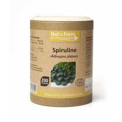 Spiruline Bio 200 Comprimes Nat&Form