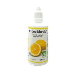 Citrobiotic Extrait De Pepins De Pamplemousse Avec Vitamine C Bio 100ml Citrobiotic