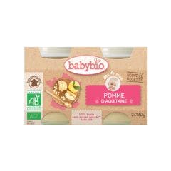 Potitos De Frutas A Partir De 4 Meses 2x130g Fruits Babybio