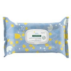 Toallitas limpiadoras suaves 70 unidades Bébé Klorane