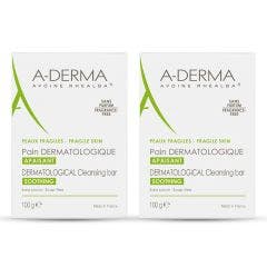 Barra dermatológica pieles sensibles 2x100g Avoine Rhealba A-Derma