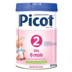 2 Leche En Polvo 6-12 Meses 800 g Picot