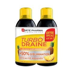 Turbodraine Piña 2x500ml Forté Pharma
