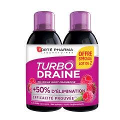 Turbodraine frambuesa 2x500ml TurboDraine Forté Pharma