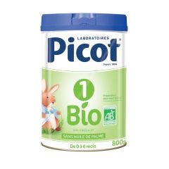 1 Leche en polvo ecológica para bebés de 0 a 6 meses 800g Picot