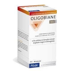 Oligobiane Hierro Cobre 90 Cápsulas Pileje