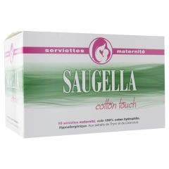 Serviettes Maternite x10 CottonTouch Saugella