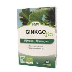 Ginkgo Memoire 20 Ampoules Biotechnie