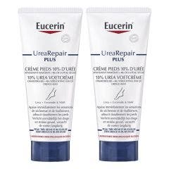 Crema Pies 10% De Urea Plus Pies Secos 2x100ml UreaRepair Plus Peaux sèches et rugueuses Eucerin