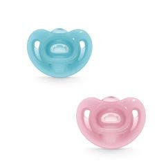Sensitive Chupetes Anatomicos De Silicona 0-6 Meses X2 Nuk
