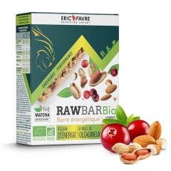 Raw Bar Bio 6 barres de 30g Cranberry Amande Cacahuète Eric Favre
