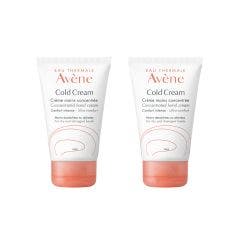 Crema manos concentrada pieles secas o dañadas 2x50ml Cold Cream Avène