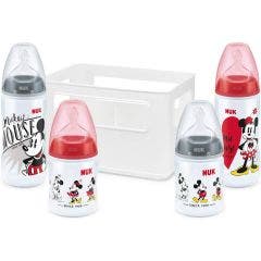 Colección Mickey Pp 4 Botellas Estuche First Choice+ Nuk