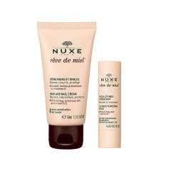 Crema Manos Y uñas + Stick Labial Hidratante 30ml Reve De Miel Nuxe