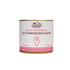 Guijarros de baño efervescentes 5x25g Soins Douceur d'Antan Con suero de mantequilla ecológico Oleanat