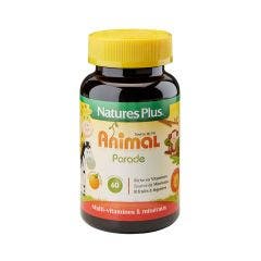 Animal Parade Acerola 60 Comprimidos Masticables Goût Orange Nature'S Plus
