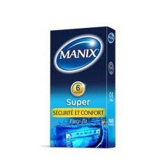 Preservativos seguridad y confort x6 Super Easy Fit Manix
