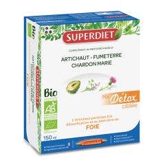 Detox Higado Alcachofa Bio X10 Ampollas 150ml Superdiet