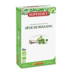 Savia de abedul ecológica 20 ampollas Superdiet