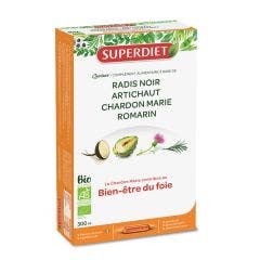 Rabano Negro Alcachofa Bio 20 Ampollas De 15 ml Superdiet