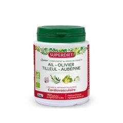 Cuarteto Cardiovascular de Ajo Ecológico 150 Gélulas Superdiet