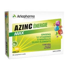 Energía Max 30 Comprimidos Azinc Arkopharma