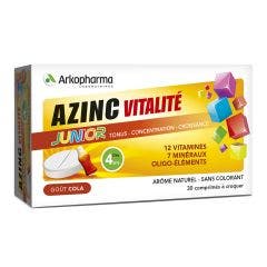 Vitalidad Junior Sabor Cola 30 Comprimidos Azinc Arkopharma
