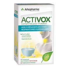 Comprimidos Para Inhalar 20 Comprimidos 20 Comprimés Pour Inhalation Activox Arkopharma