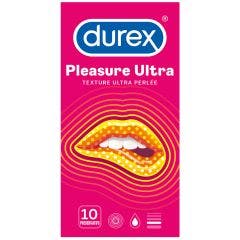 Preservativos textura intensa puntos y estrías x10 Pleasure Ultra Durex