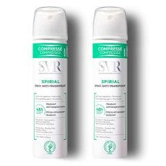 Spray Antitranspirante 2x75 ml Spirial Svr