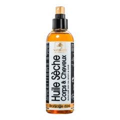 Aceite Seco Bronceado Dorado Bio Cuerpo Y Cabello 200ml Parfum Monoi Naturado