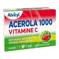 Acerola 1000 Vitamina C 30 Comprimidos Masticables Alvityl